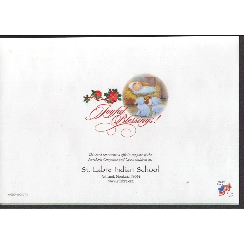 Lot of 5 St Labre Indian School Christmas Thanksgiving Cards Effie Cohen